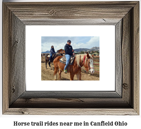 horse trail rides near me in Canfield, Ohio